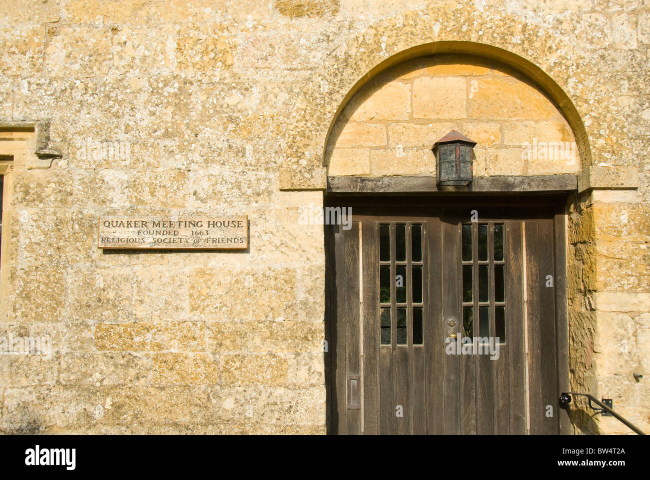 Quaker Meeting House, ampia Campden, Cotswolds, Cotswold, Gloucestershire, England, Regno Unito, Europa Foto Stock