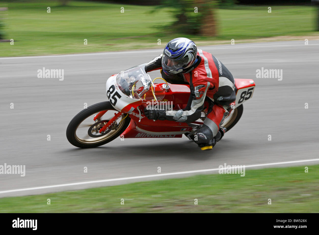 John Cooke, Aberdare Park gare motociclistiche, Wales, Regno Unito Foto Stock