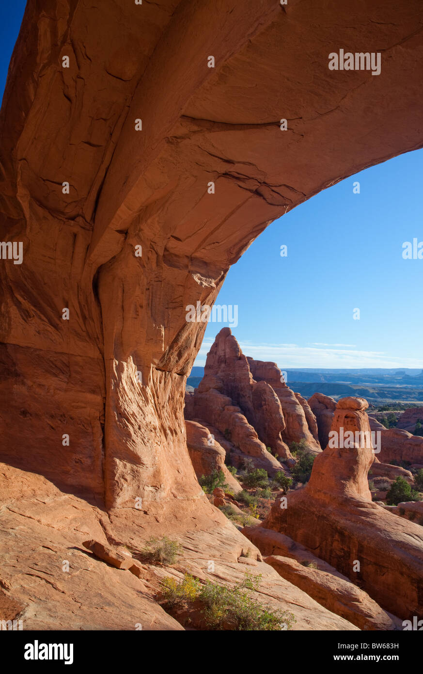 Tower Arch, Arches National Park, Utah Foto Stock