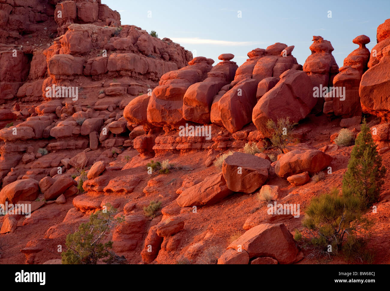 Klondike Bluffs, Arches National Park, Utah Foto Stock