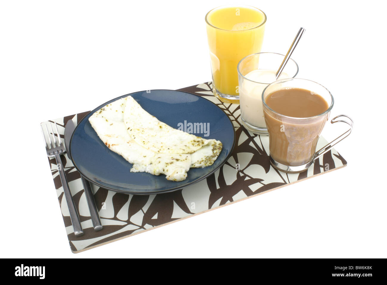 Bianco d'uovo frittata Foto Stock