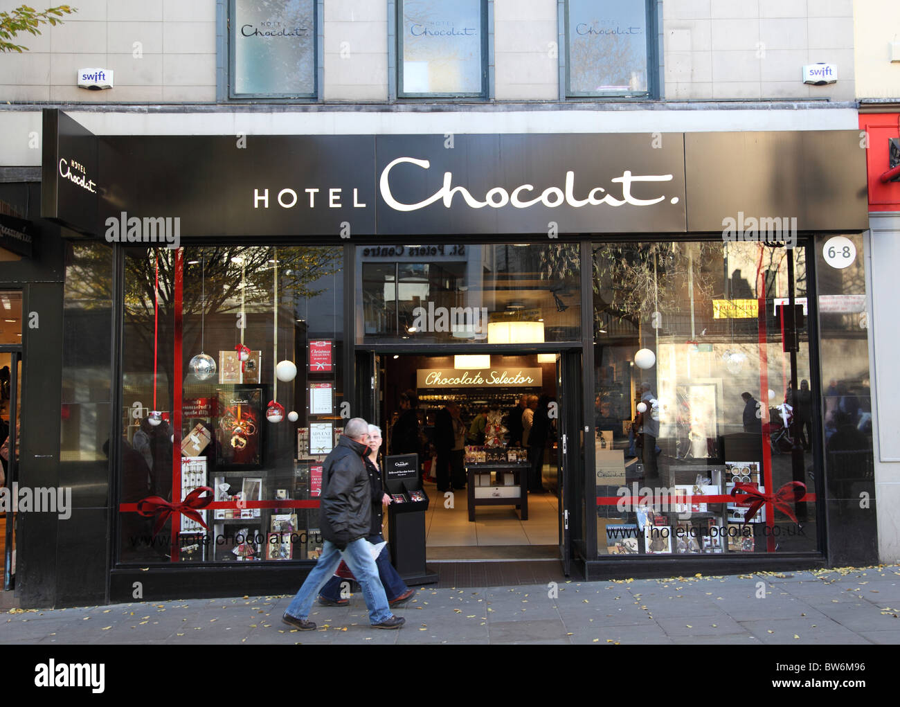 Un Hotel Chocolat store in Nottingham, Inghilterra, Regno Unito Foto Stock