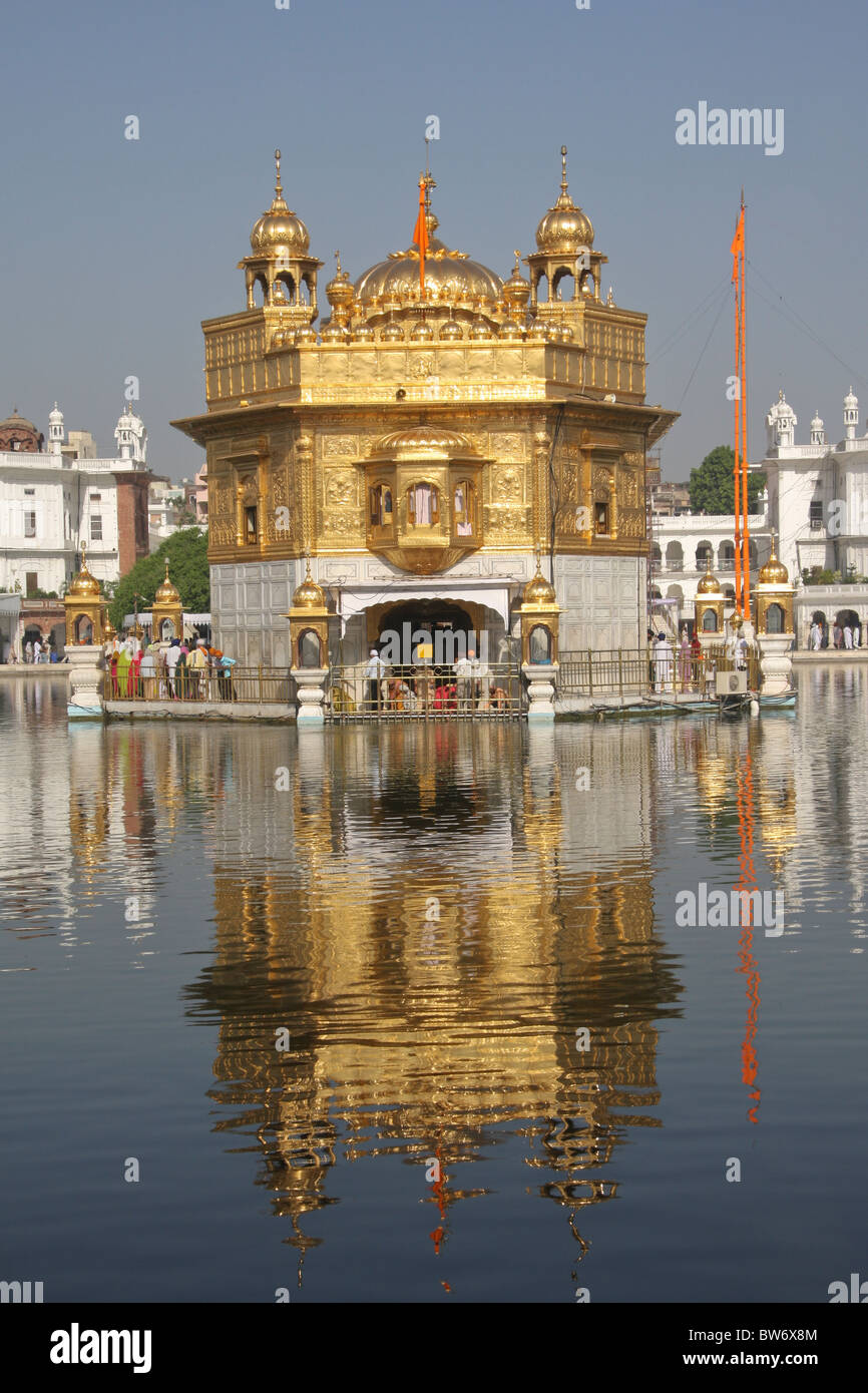 Tempio d'oro di Amritsar, India Foto Stock