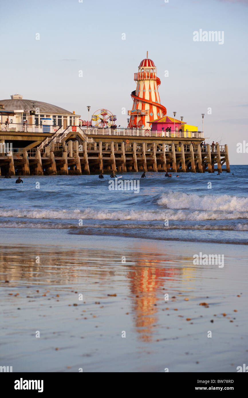 Il molo di Bournemouth, Bournemouth, Inghilterra Foto Stock