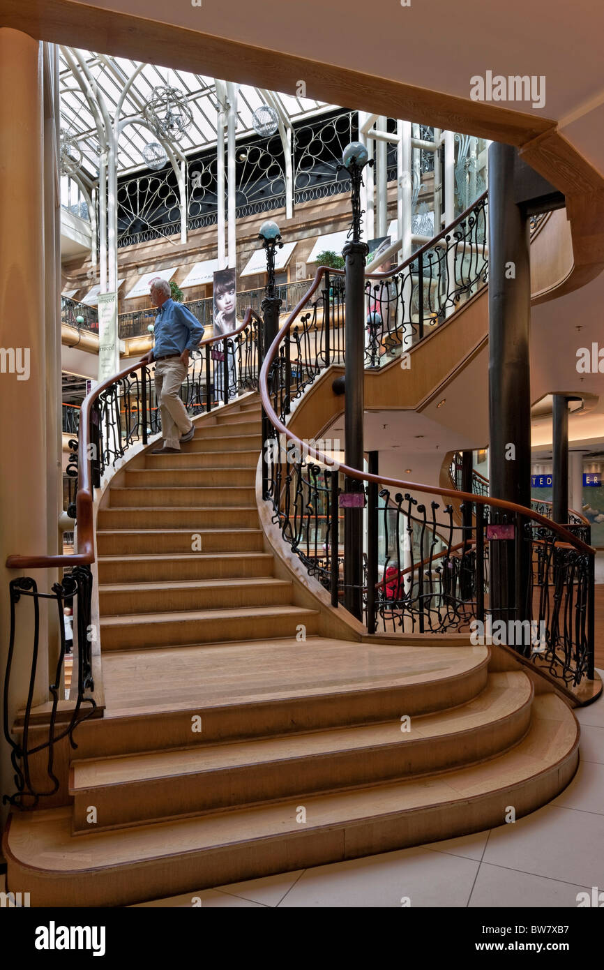Princes Square, uno stile art nouveau Shopping Mall in Glasgow Foto Stock