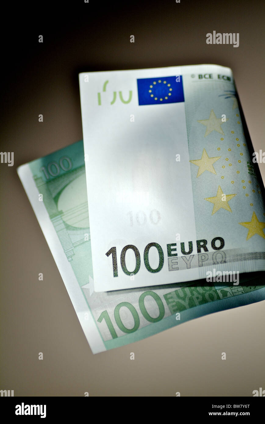 Un centinaio di Euro nota Foto Stock