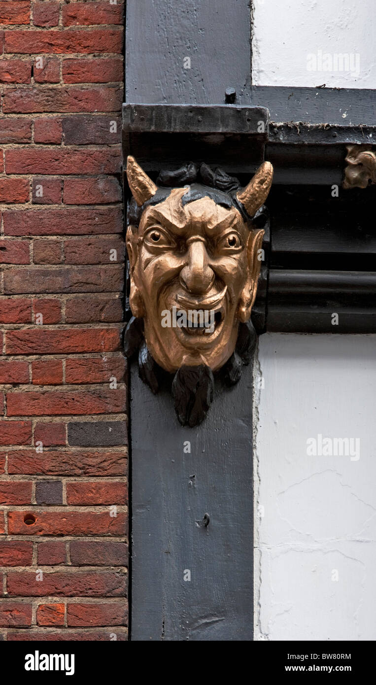 T K Maxx negozio in edificio Tudor nel Market Street, York. Foto Stock