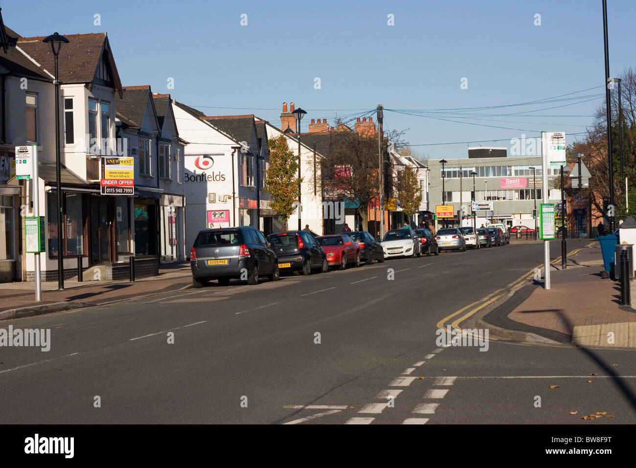 Gordon Road West Bridgford, Nottingham Foto Stock