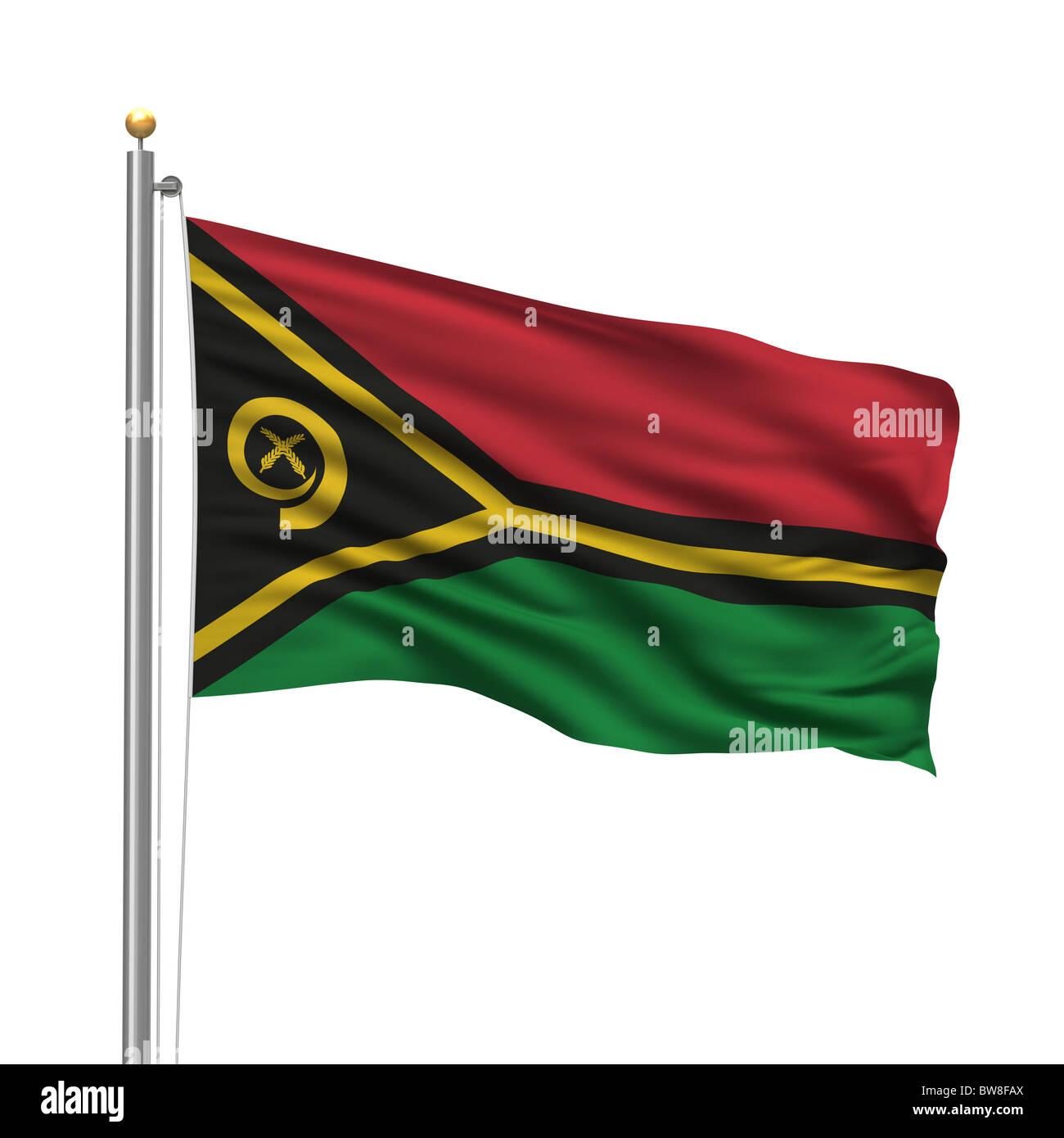 Bandiera di Vanuatu Foto Stock