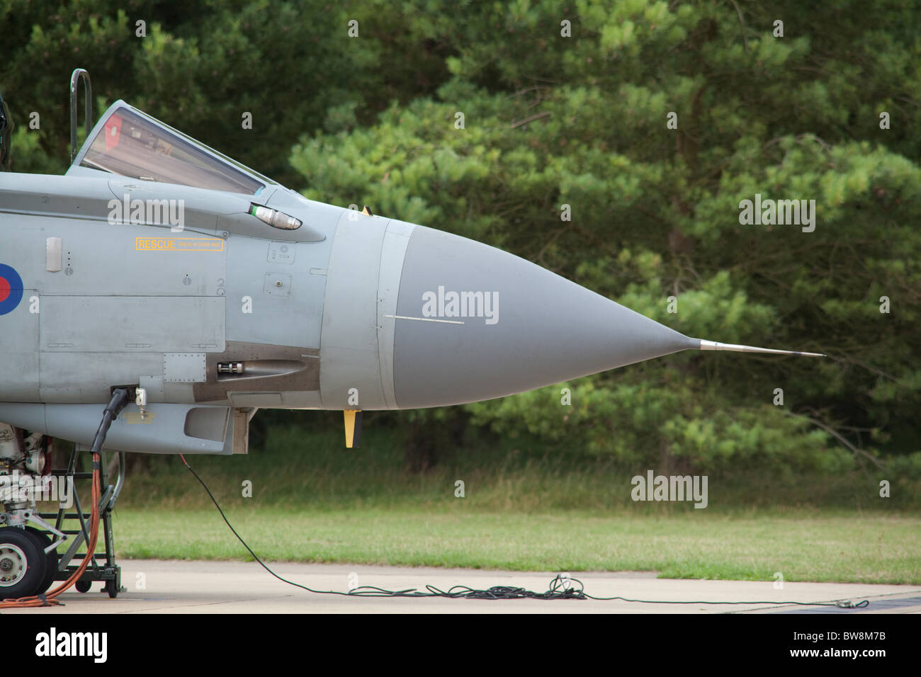 Il Tornado GR4 militari jet da combattimento aereo ,RAF Marham ,Norfolk, Inghilterra, Regno Unito. Foto Stock