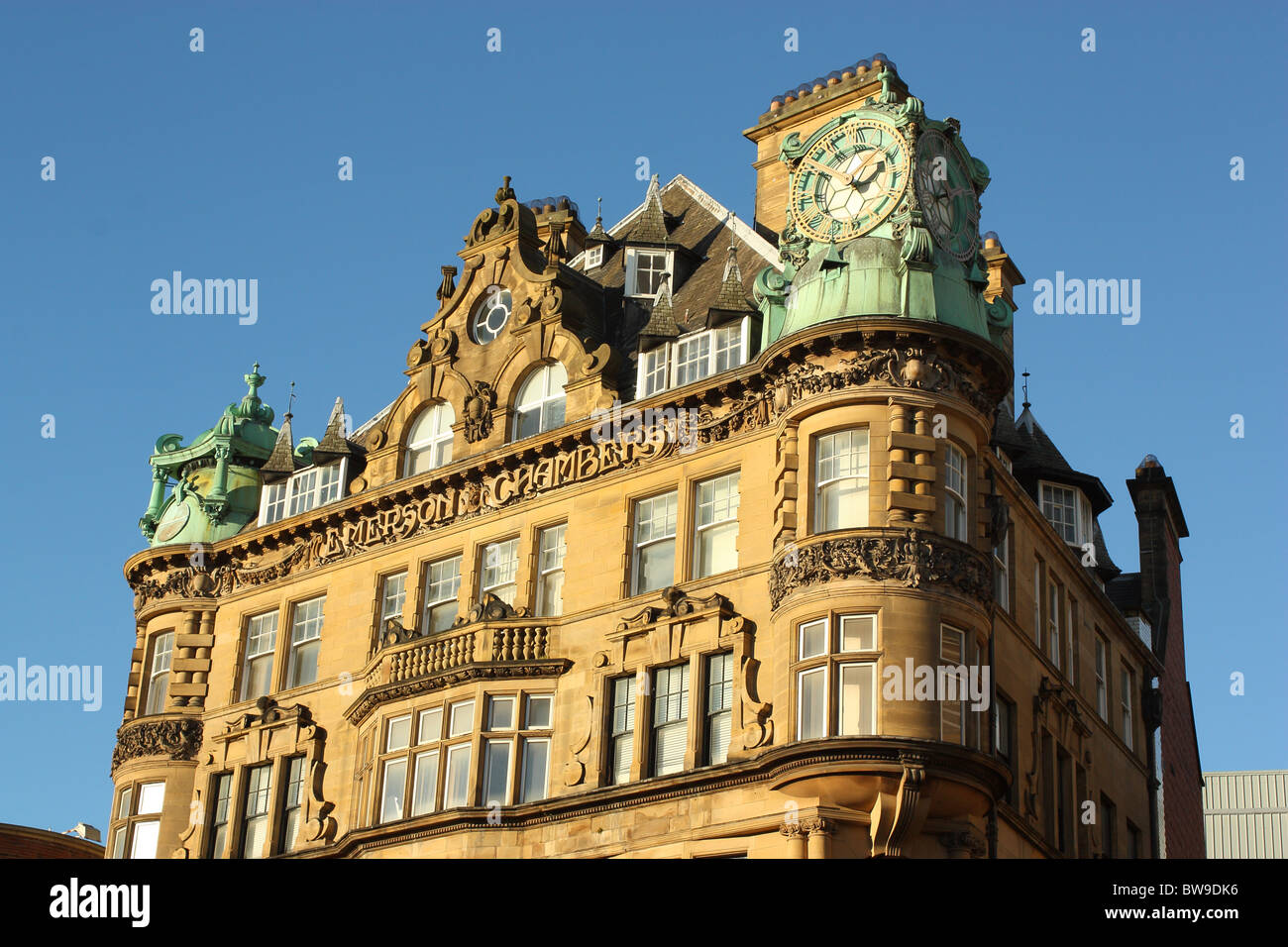 Le camere di Emerson edificio vicino Eldon Square a Newcastle, Tyne and Wear, Regno Unito. Foto Stock