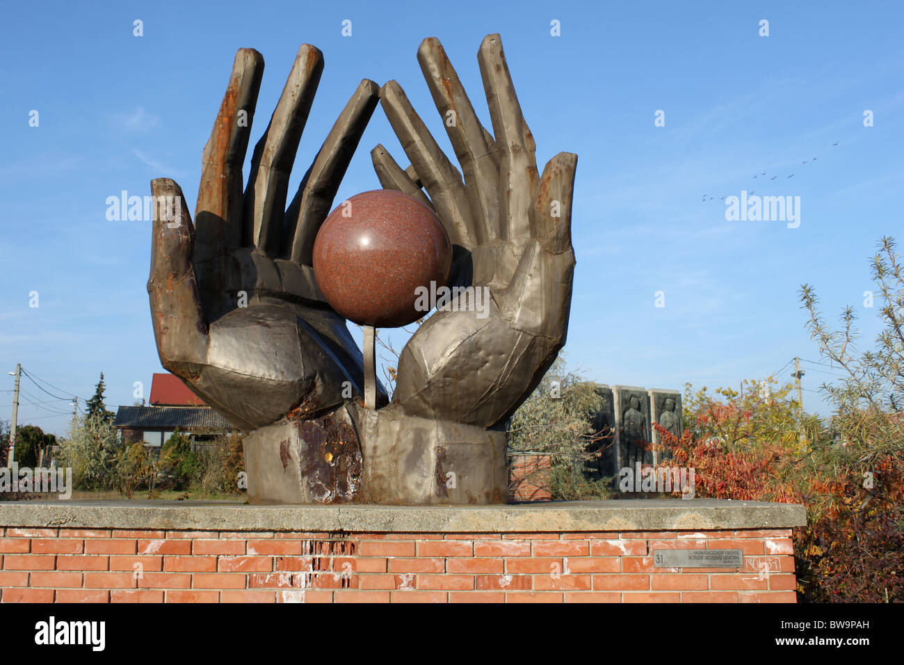 Movimento dei lavoratori Memorial Memento Park, Budapest, Ungheria. Foto Stock