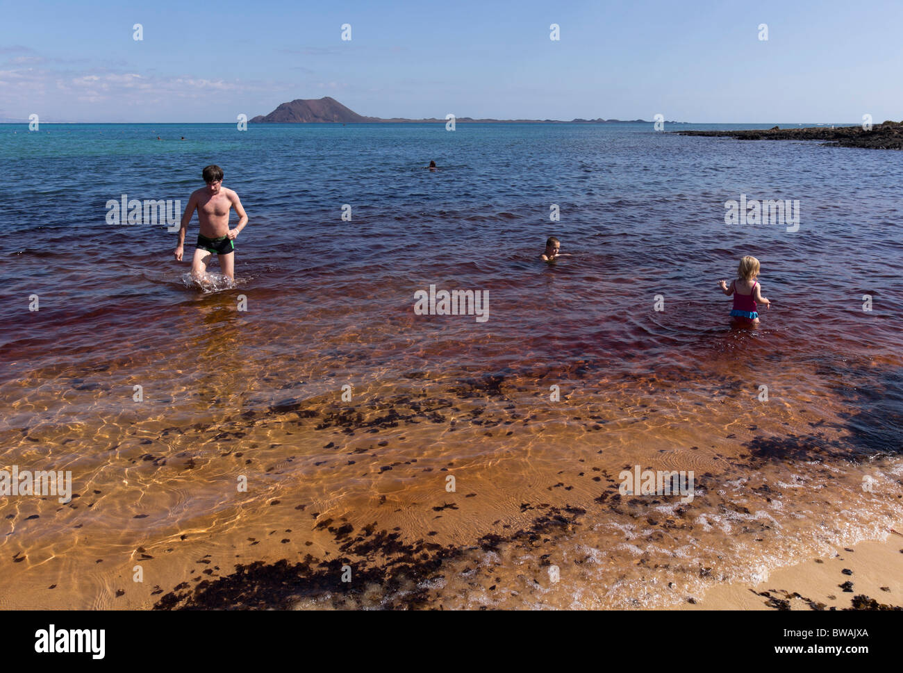 Fuerteventura Isole Canarie Corralejo Bay La Spiaggia Di