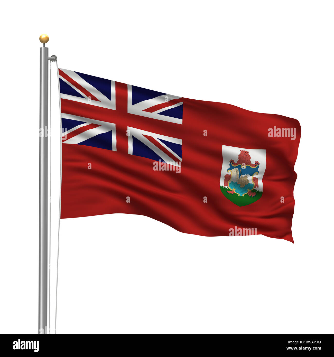 Bandiera di Bermuda Foto Stock