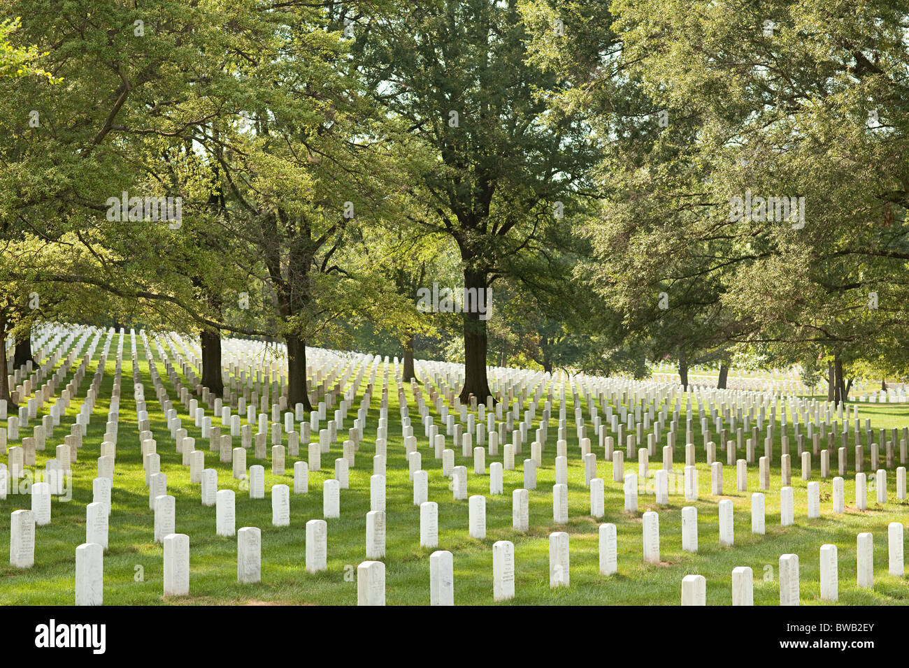 Al Cimitero Nazionale di Arlington, Virginia, Stati Uniti d'America Foto Stock