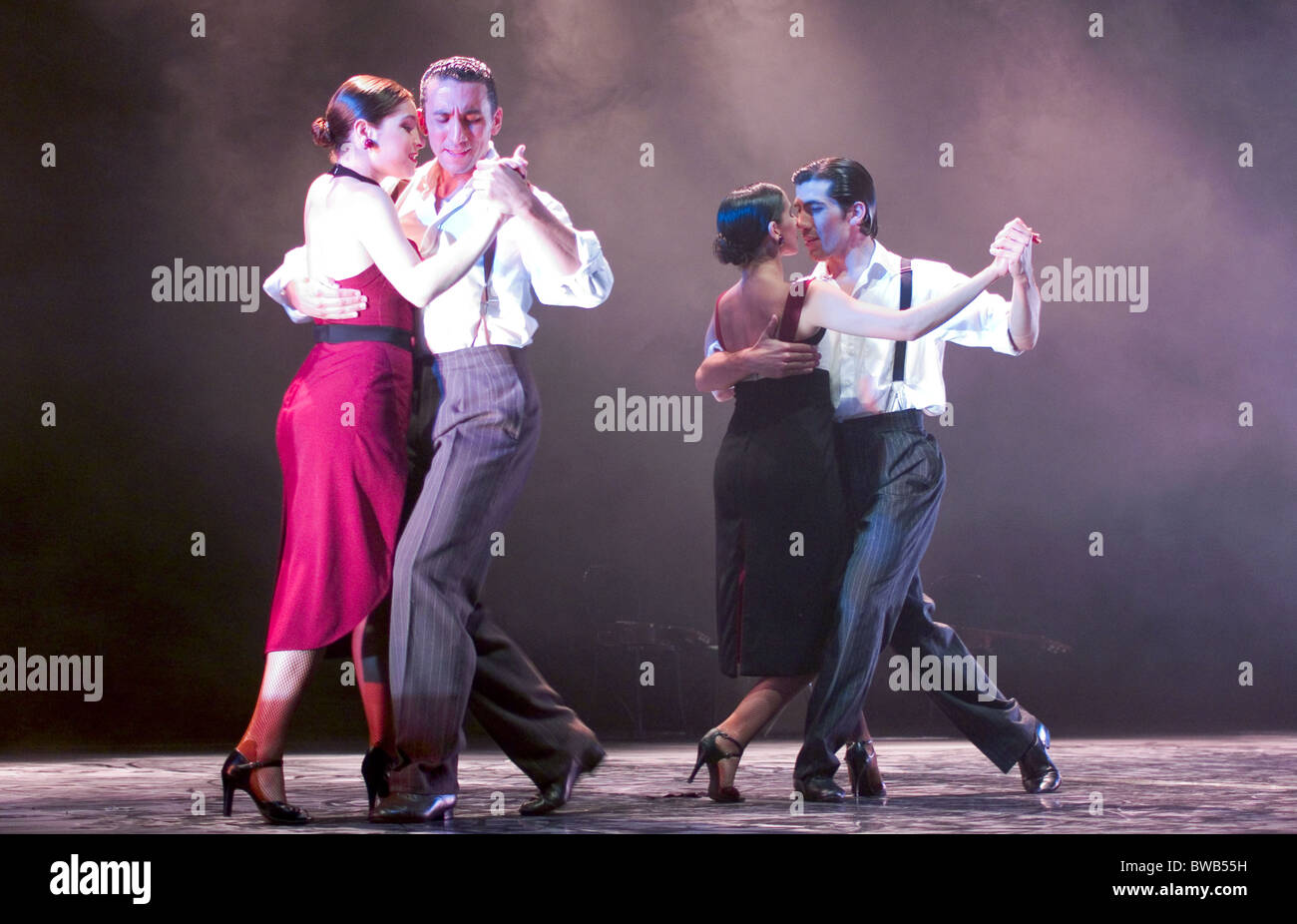 L'Italia, Piemonte, Vignale, mostra di tango argentino in Rodano annuale fiera del vino e della danza Foto Stock