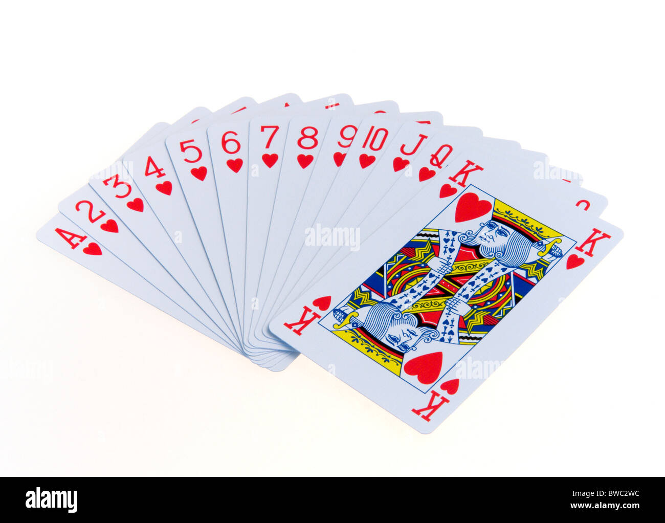 Playing cards in order background immagini e fotografie stock ad alta  risoluzione - Alamy