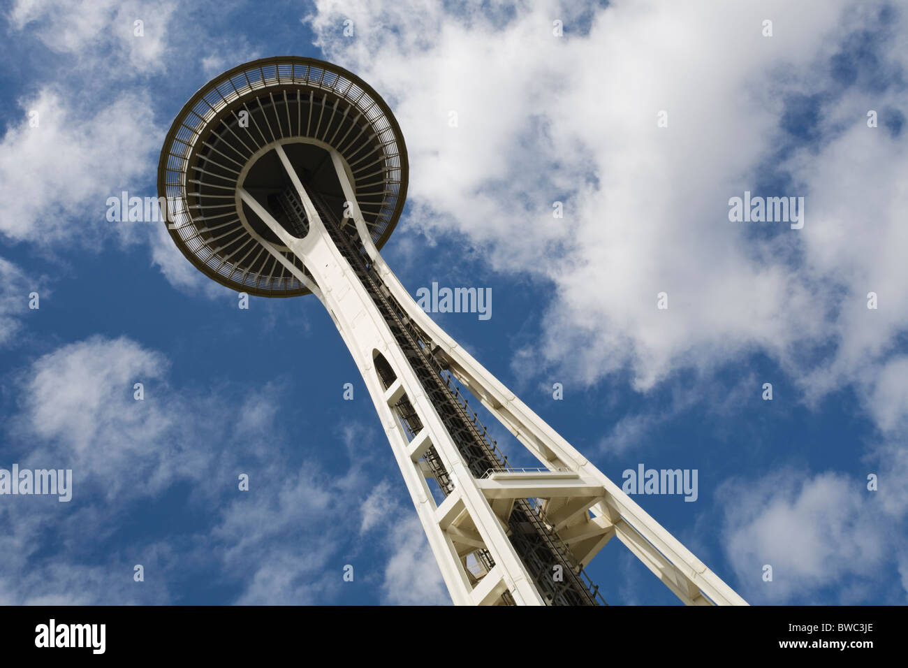 Space Needle a Seattle nello Stato di Washington STATI UNITI D'AMERICA Foto Stock