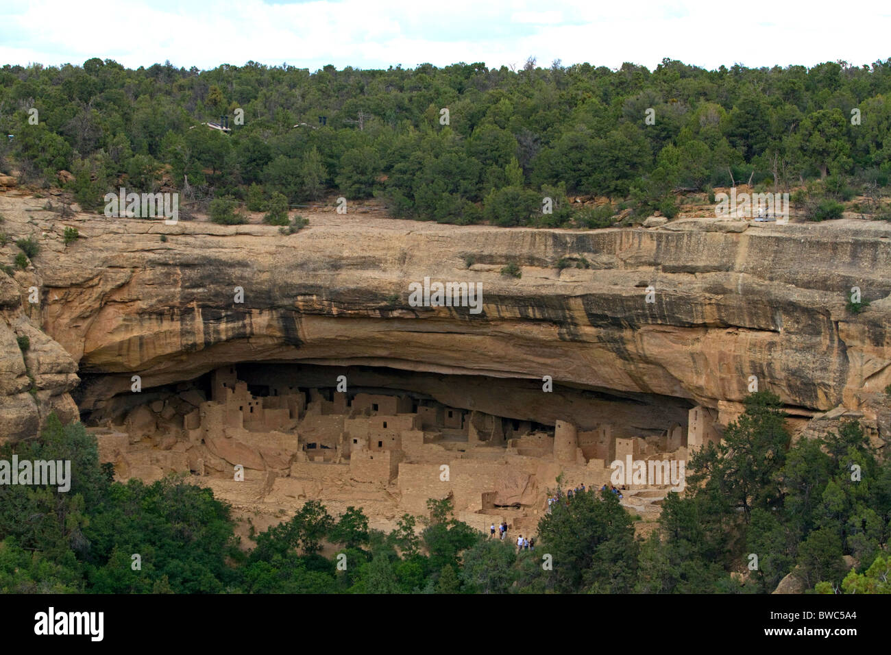 Il Parco Nazionale di Mesa Verde situato nella contea di Montezuma, Colorado, Stati Uniti d'America. Foto Stock