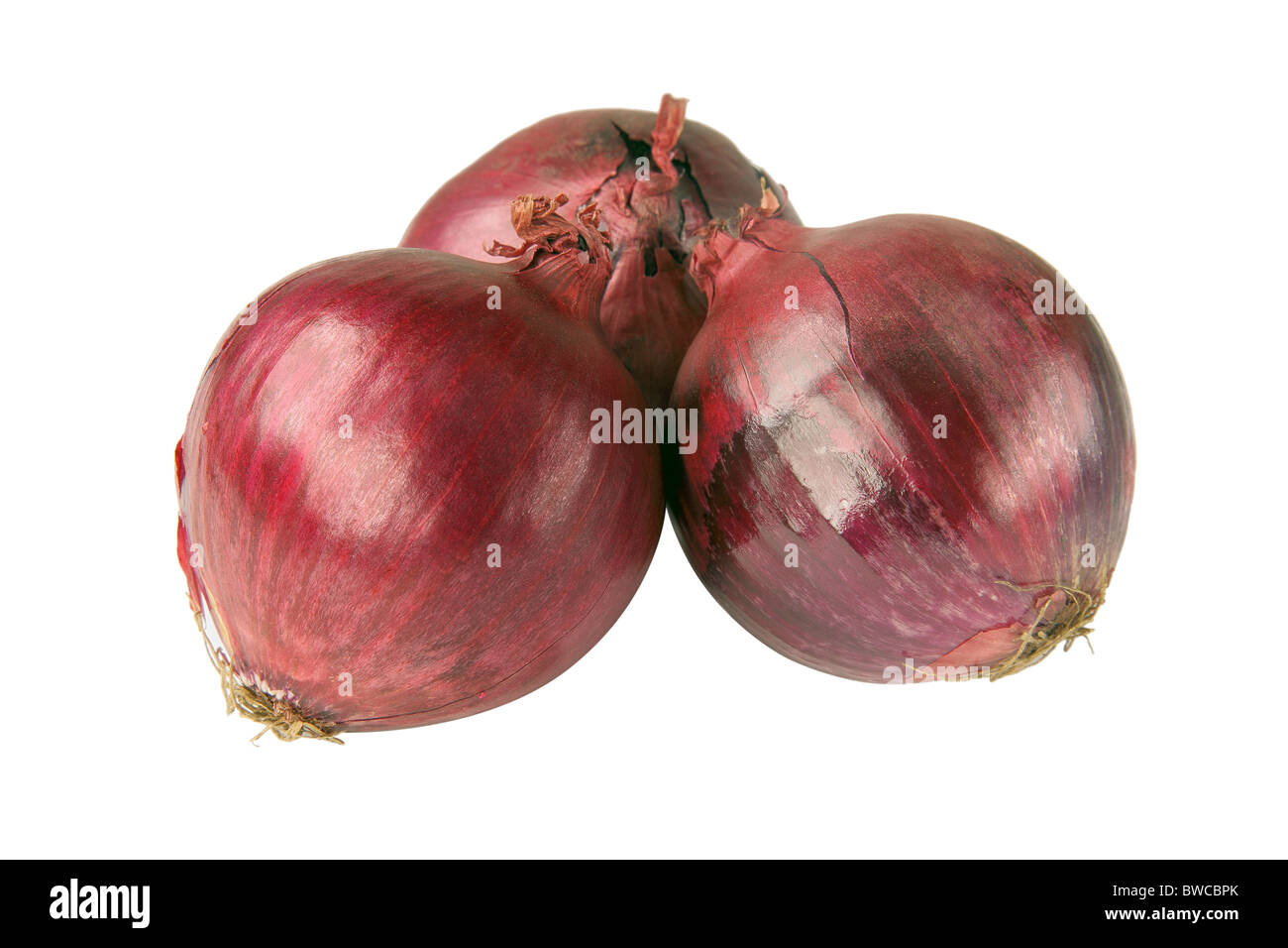 Cipolle rosse Foto Stock