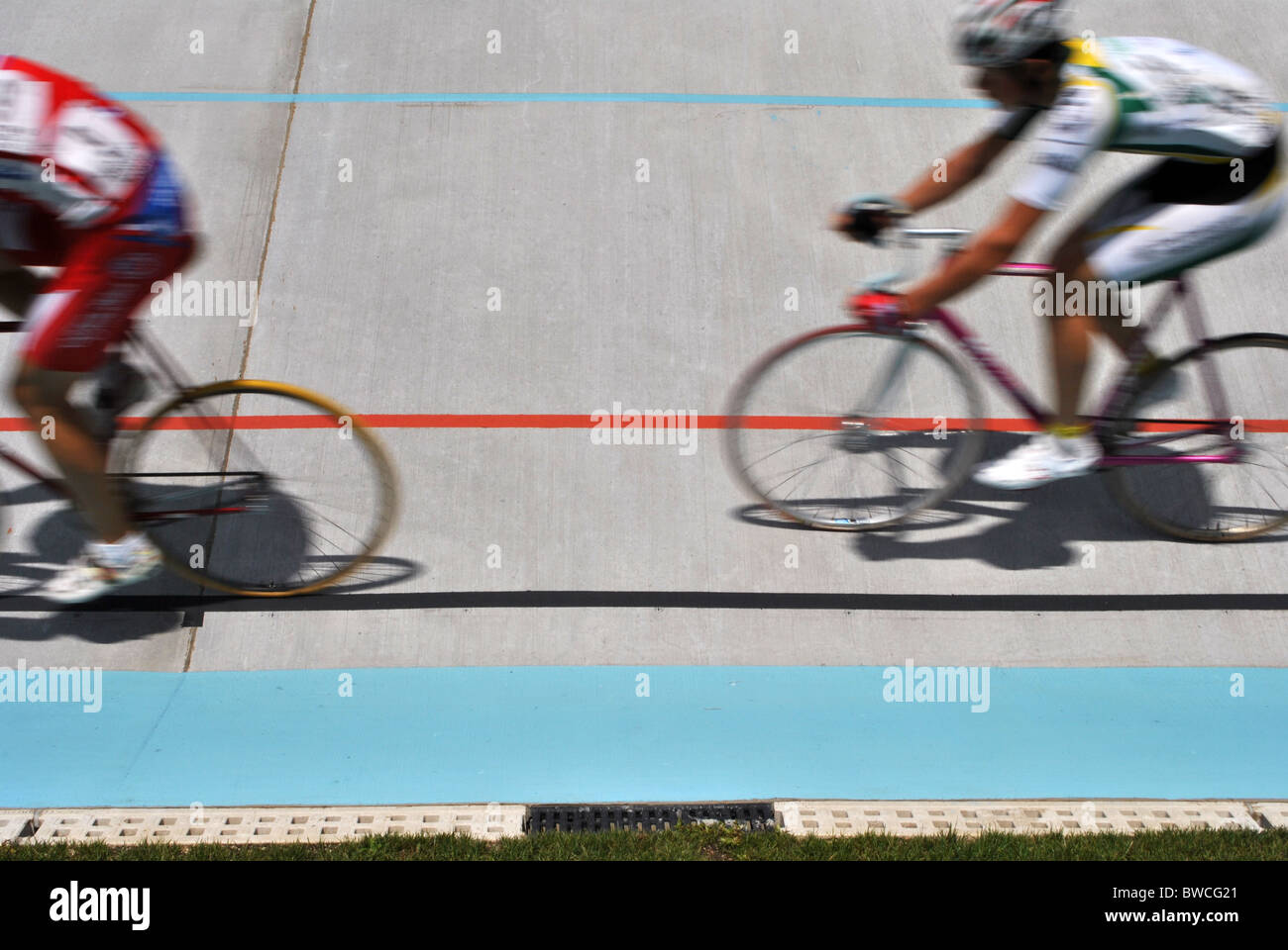 Via bicicletta corsa di velocità Foto Stock Via bicicletta corsa di velocità Foto Stock