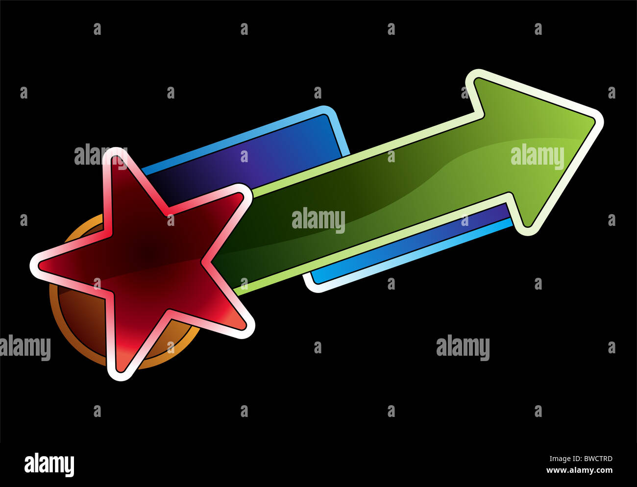 Il successo in stile funky Foto Stock