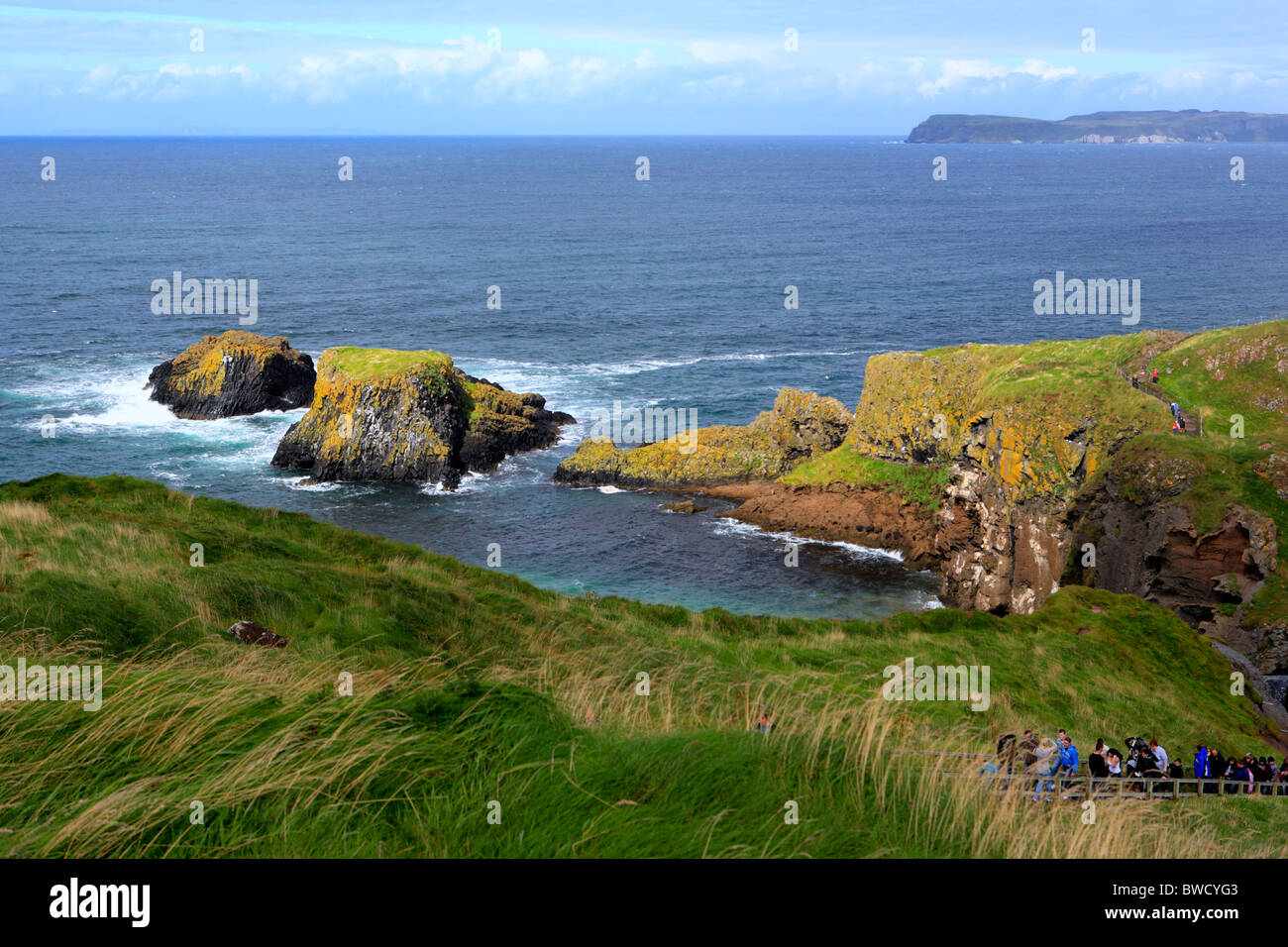 La Causeway Coast, Irlanda del Nord Foto Stock