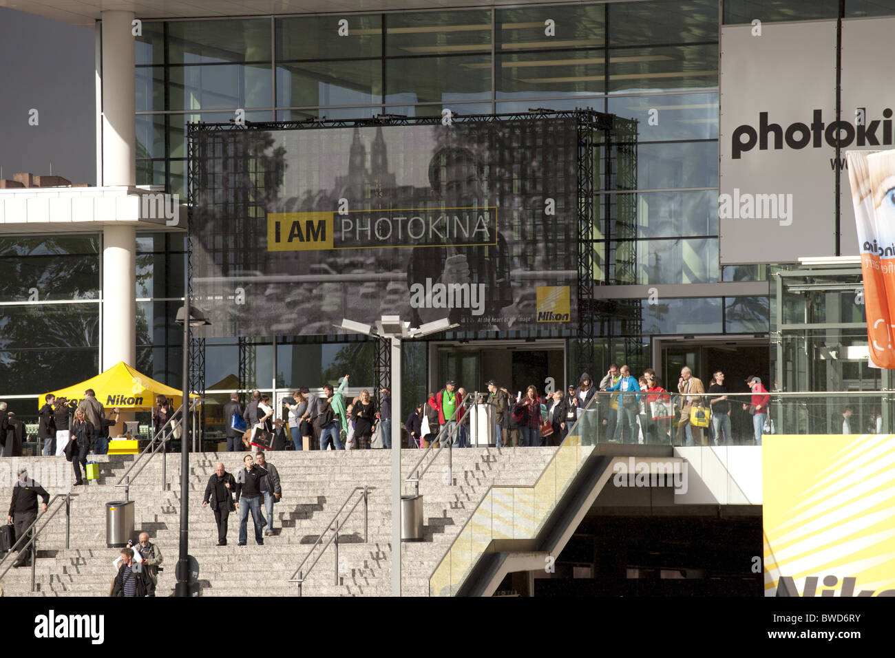 Ingresso a Photokina 2010 a Colonia, Germania Foto Stock