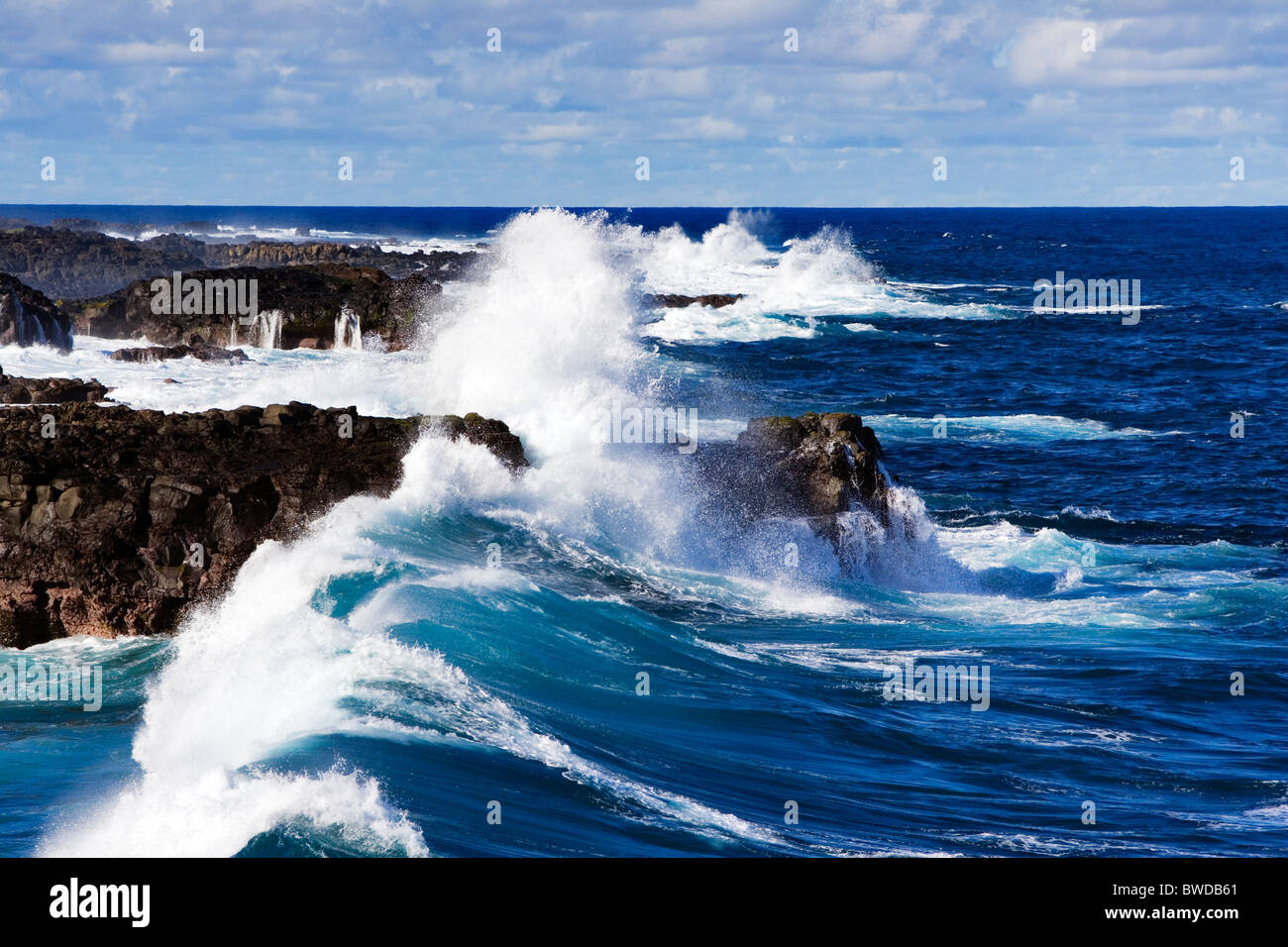 Costa vicino a 'Pont Naturel', Maurizio Foto Stock