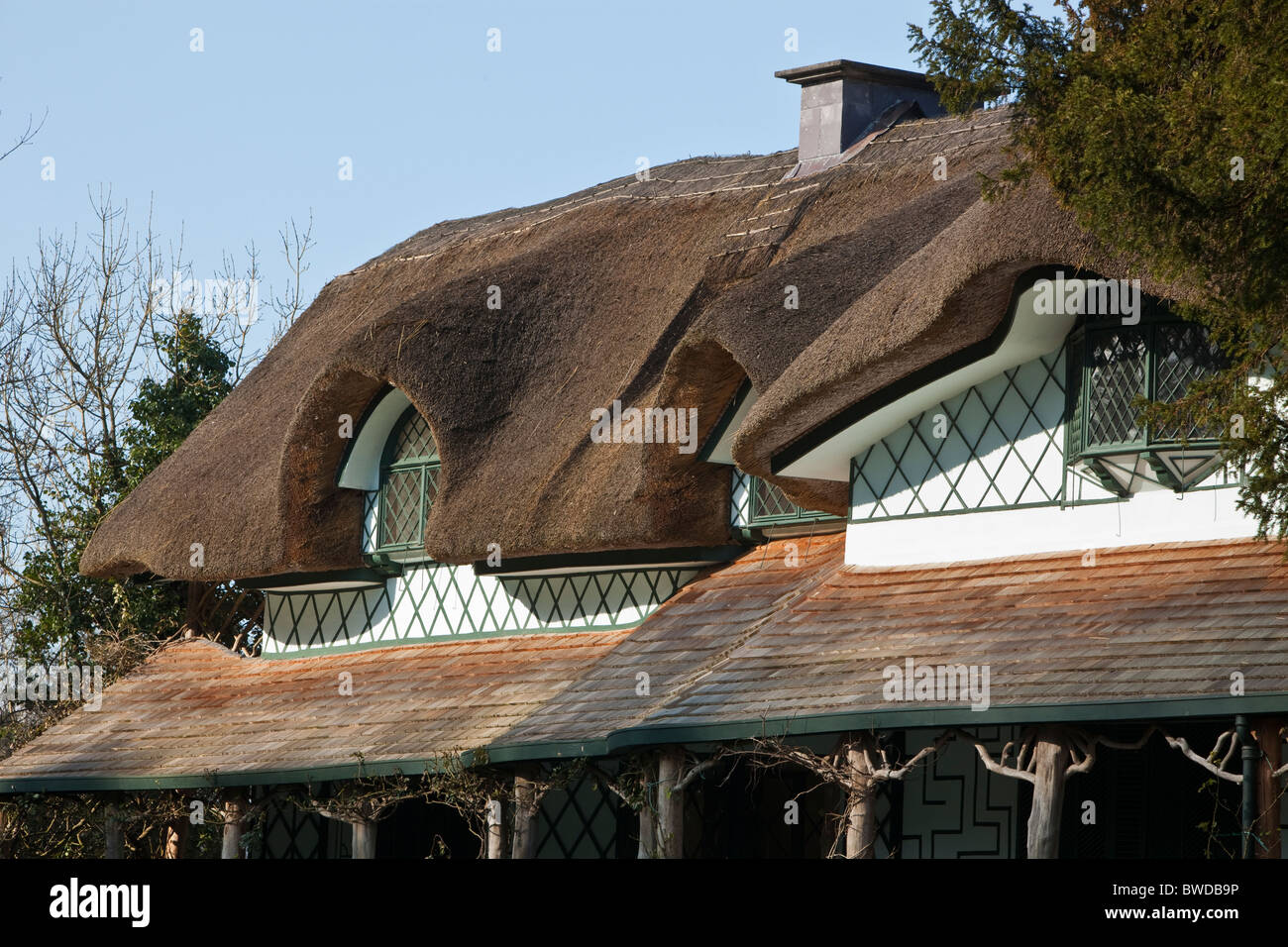 Swiss Cottage vicino a Cahir. L'Irlanda Foto Stock