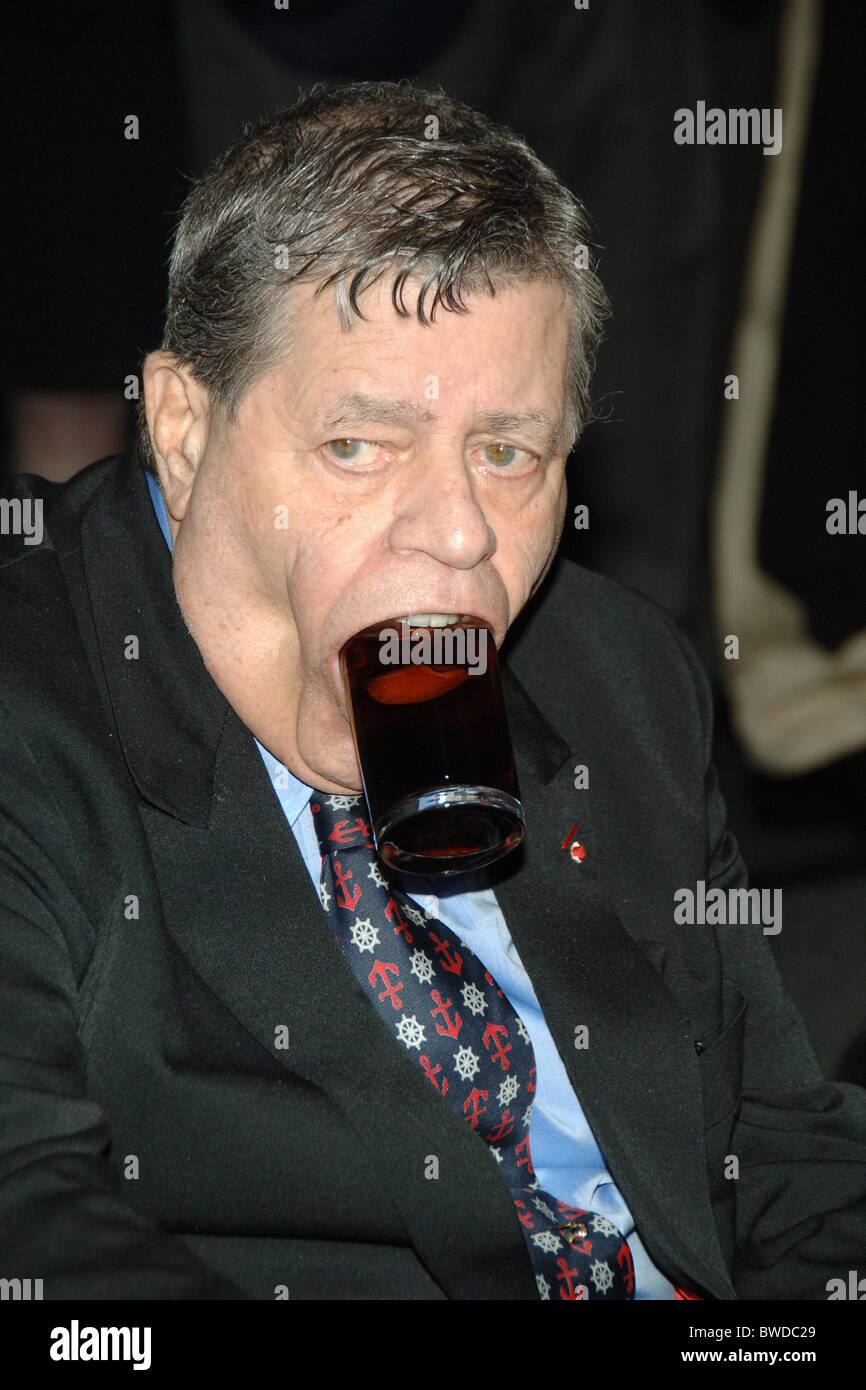 New York Frati Club arrosti Jerry Lewis a pranzo Foto Stock