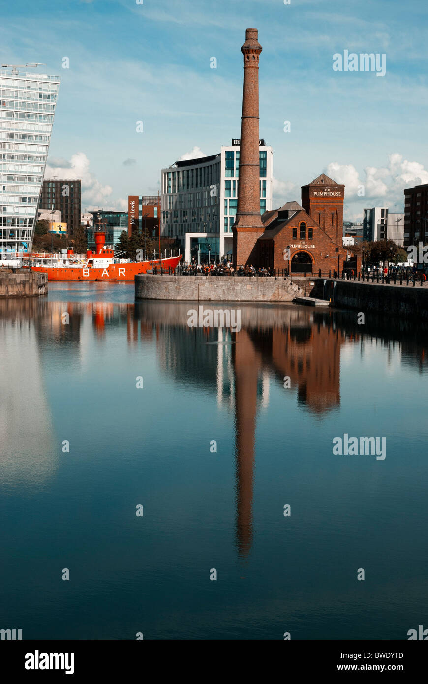 La Pumphouse all'Albert Dock, Liverpool Foto Stock