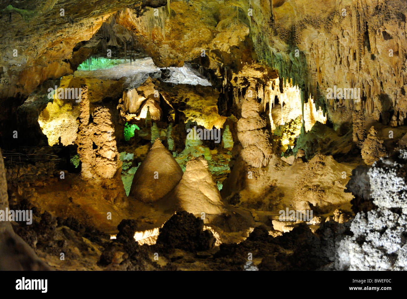 Parco nazionale di Carlsbad Cavern Foto Stock