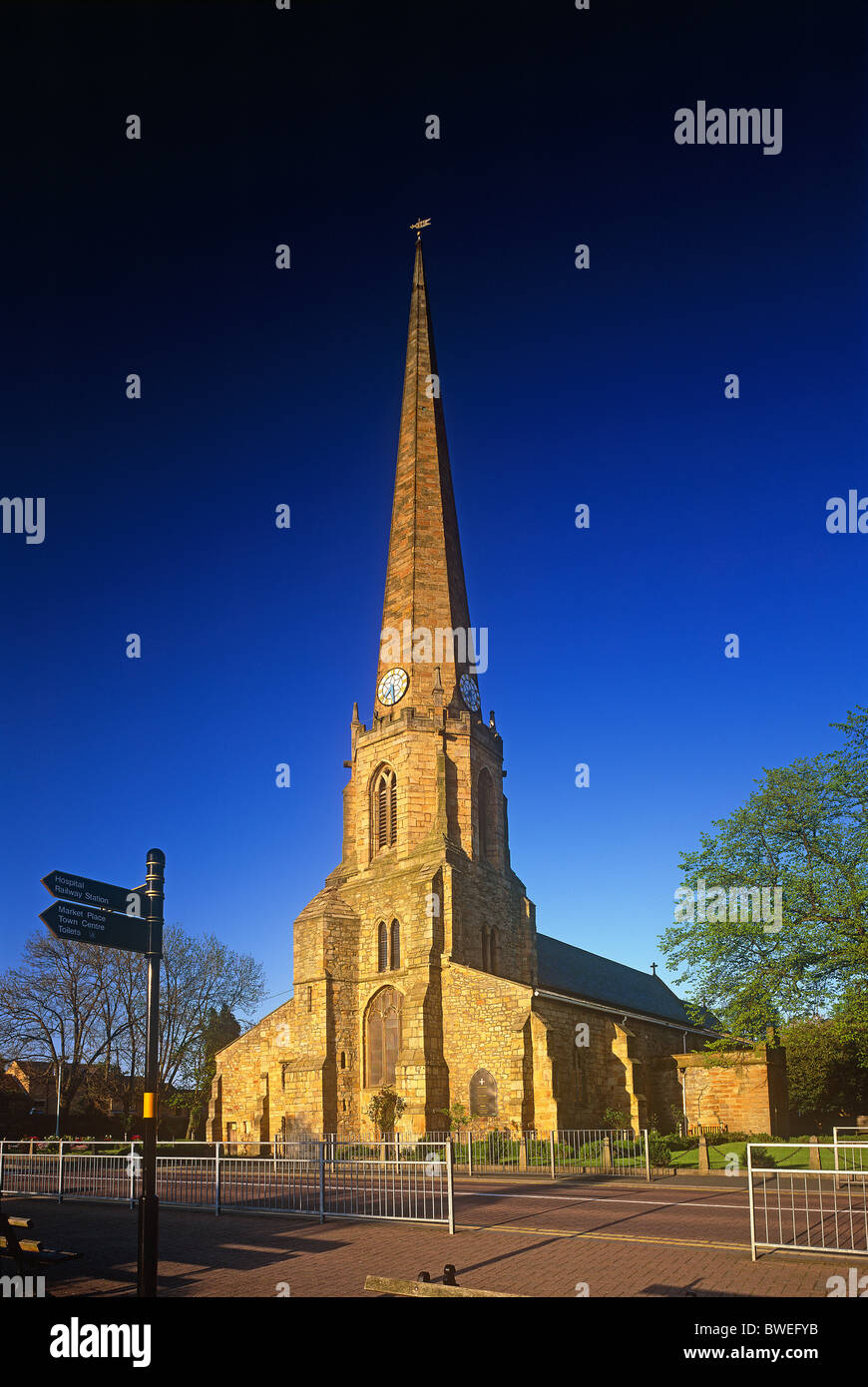 St Mary e St Cuthberts chiesa in Chester-Le-Street, County Durham, Inghilterra Foto Stock