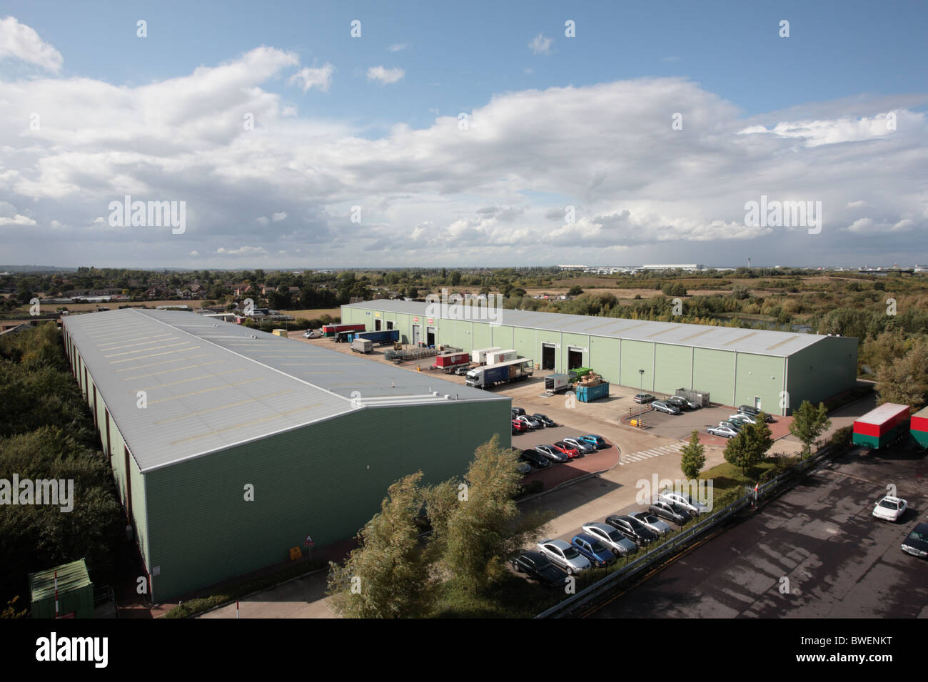 Mereside Park Industrial Estate Foto Stock
