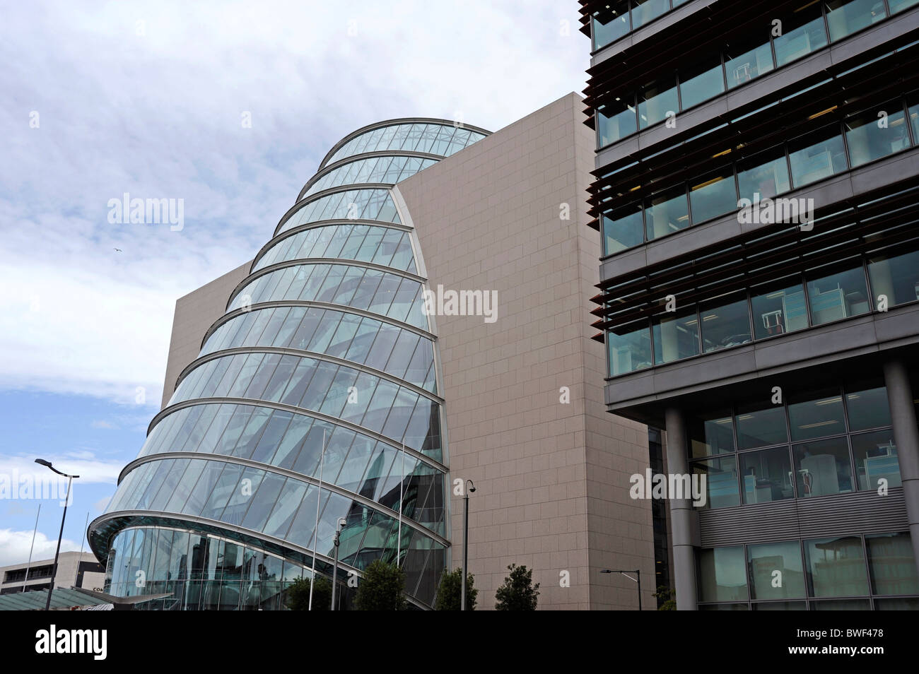 Il Centro Congressi di Dublino, Dublino, Irlanda Foto Stock
