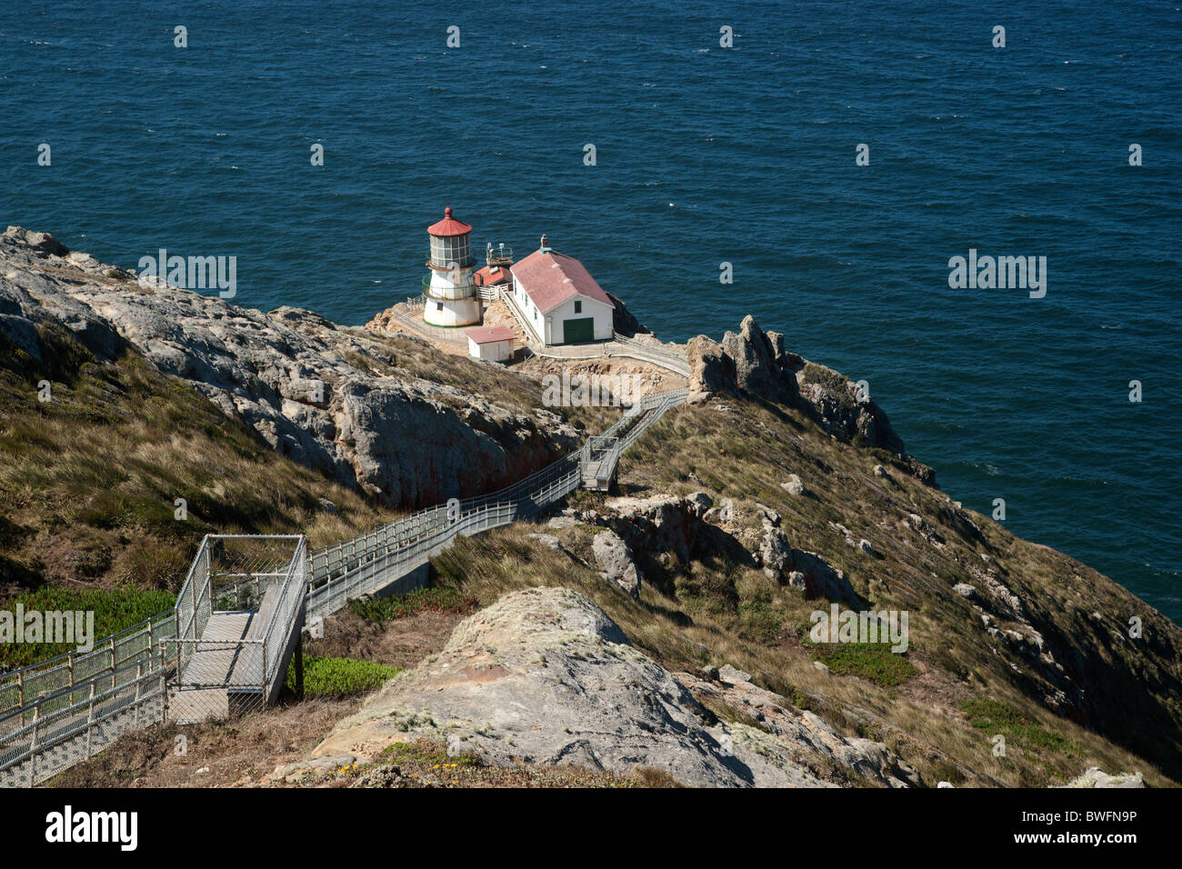 Point Reyes Lighthouse. Foto Stock