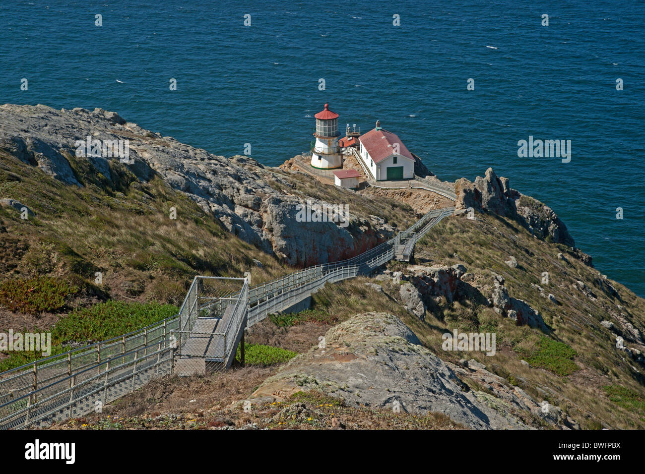 Point Reyes Lighthouse. Foto Stock