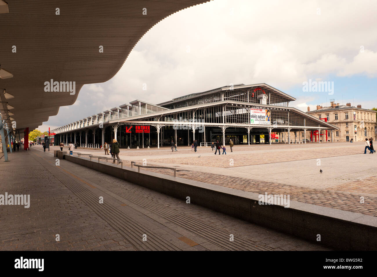 Il Parc de la Villette, Sito di ex macelli di Parigi, Parigi, Francia Foto Stock