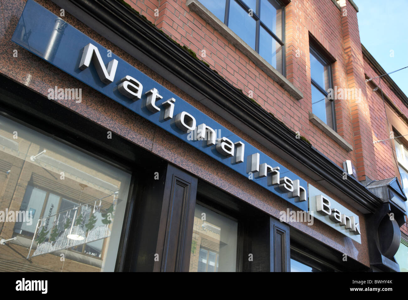 National irish bank Dun Laoghaire Dublino Repubblica di Irlanda Foto Stock