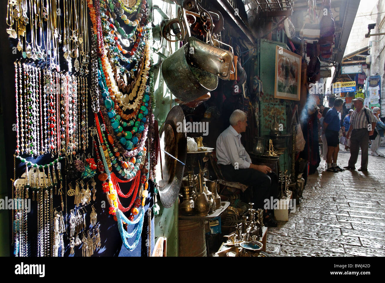 La città vecchia, scene di mercato, Foto Stock