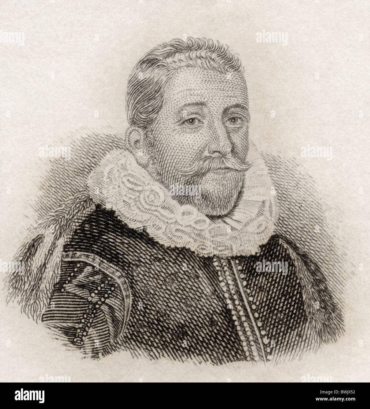 Sir Henry Wotton, 1568 a 1639. Autore inglese e diplomatico. Foto Stock