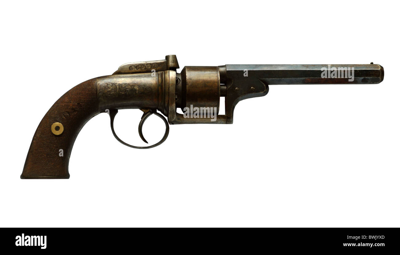 Caplock Revolver Foto Stock