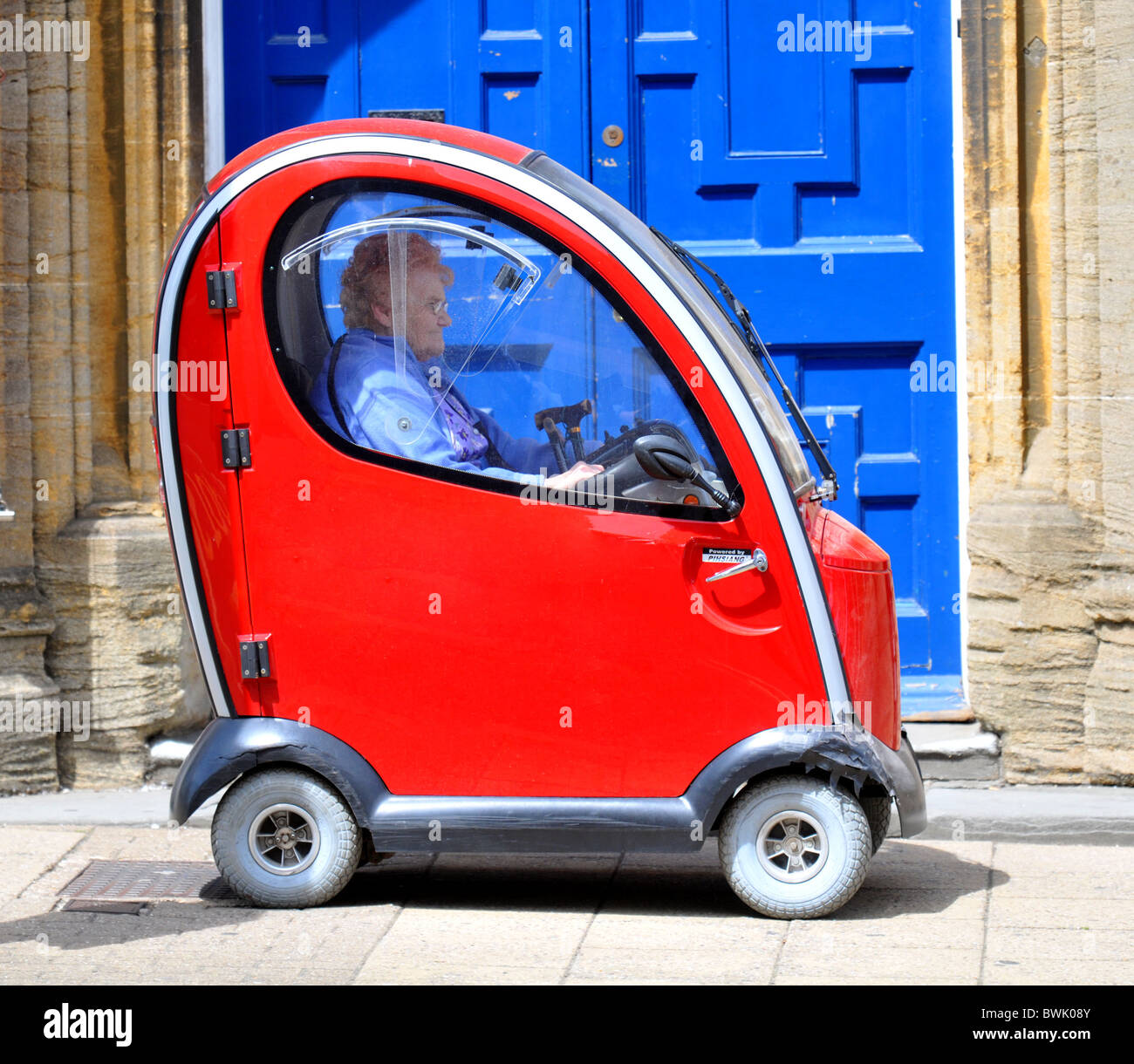 "La mobilità scooter' UK Foto Stock