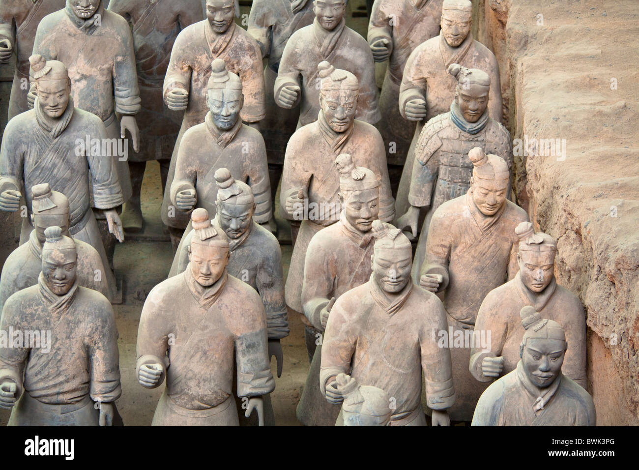 Esercito di Terracotta, Xi'an, Shaanxi Province, Cina Foto Stock