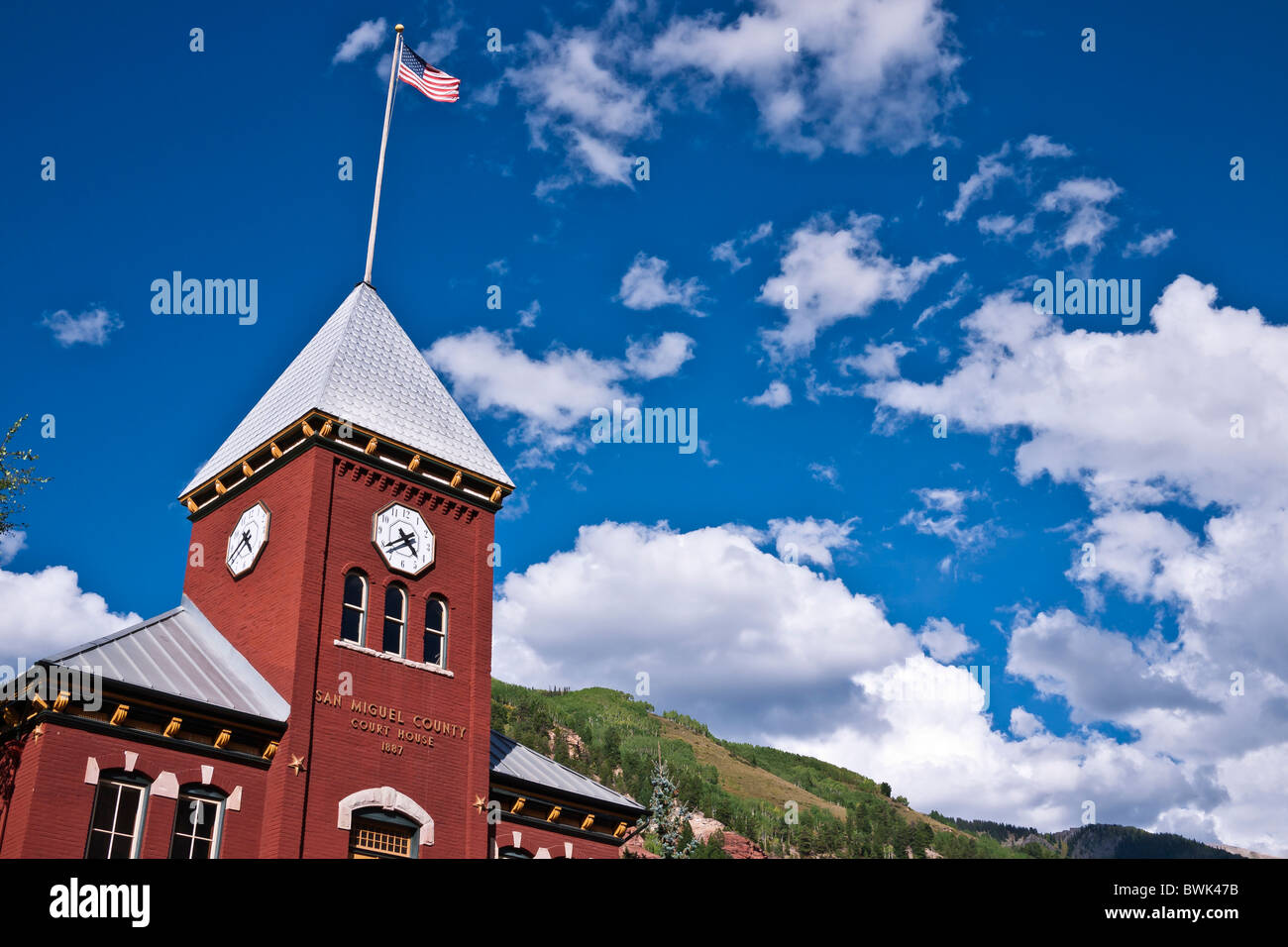 San Miguel County Court House, Telluride, Colorado Foto Stock