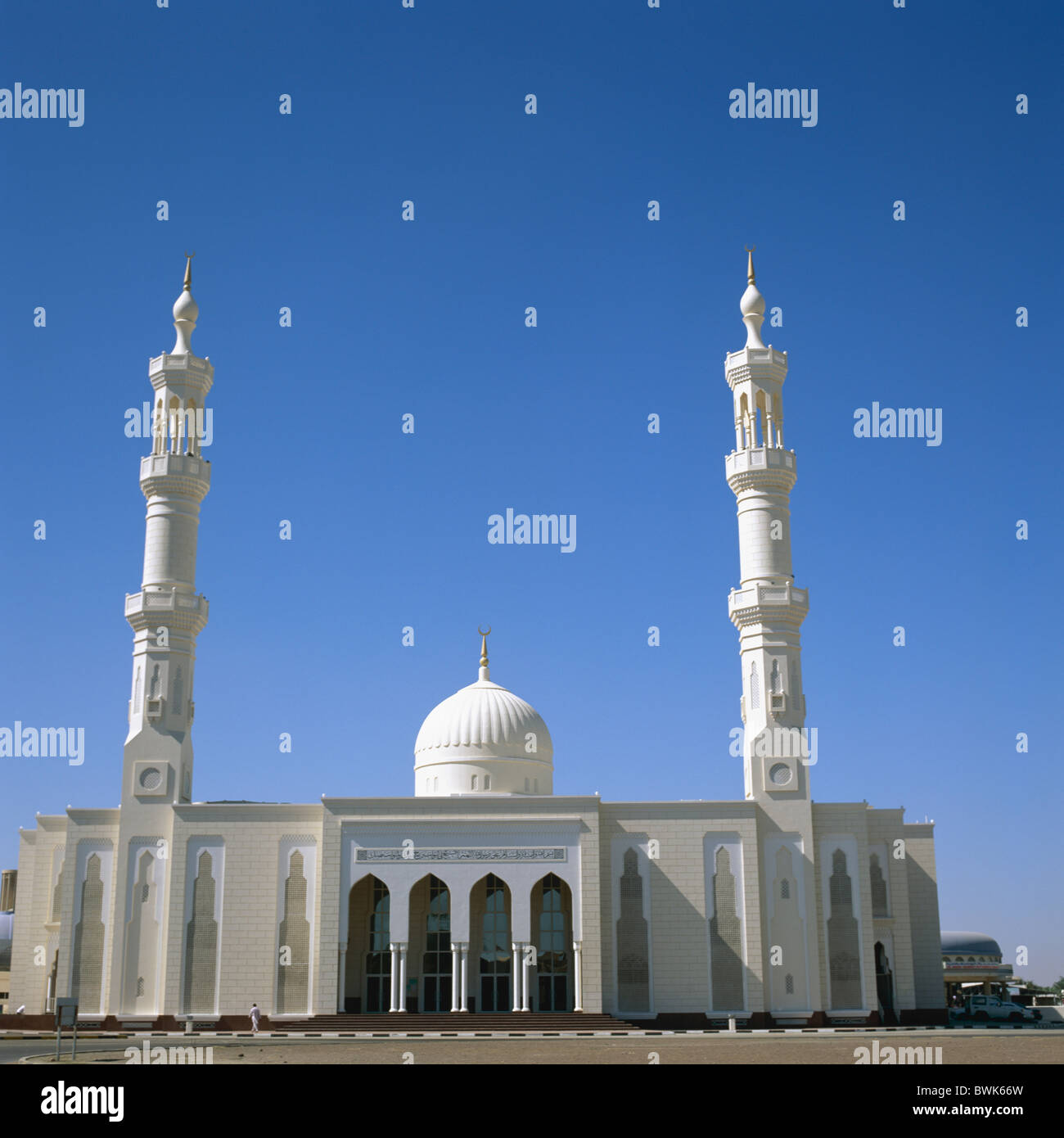 Moschea Al Dhaid Sharajah Schardscha emirato United Arab Emirates Asia Medio Oriente edificio religione islam Foto Stock