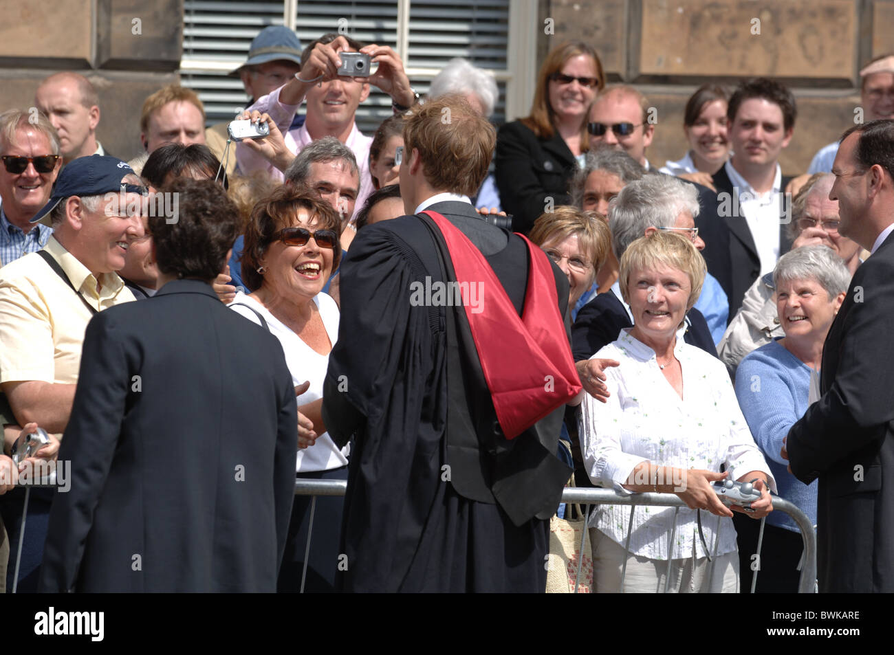 Il principe William laureati da St Andrews University dove ha incontrato la sua moglie futura. Foto Stock