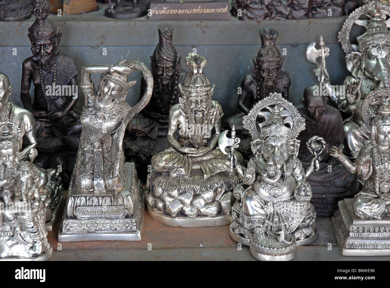 La superstizione amuleto Asia scelta Bangkok Buddha Buddismo testa di elefante Ganesch Ganescha Ganesh Ganesha Gan Foto Stock