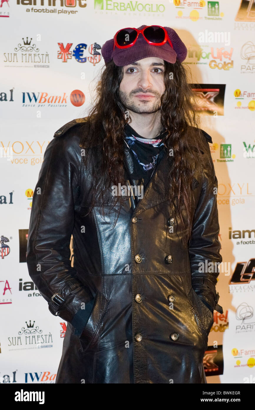 Nevruz, X fattore Red Carpet, Milano 2010 Foto Stock